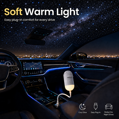 2-in-1 Galaxy Star Projector & USB Night Light